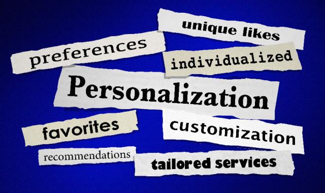 personalization graphic